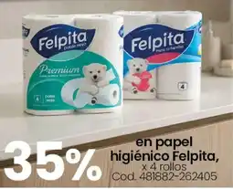 Coto Felpita papel higiénico oferta