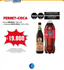 Cooperativa Obrera Fernet+coca oferta