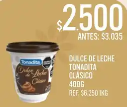 Supermercados Todo Tonadita dulce de leche clásico oferta