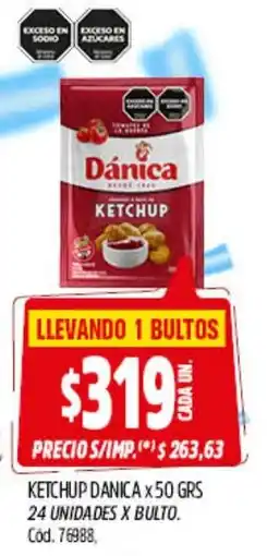 Supermercados Yaguar Dánica ketchup oferta