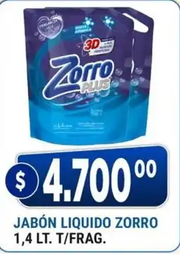 Supermercados Mayor Zorro jabón liquido oferta