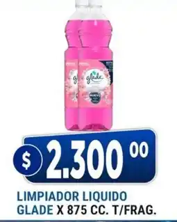 Supermercados Mayor Glade limpiador liquido oferta