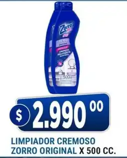 Supermercados Mayor Zorro limpiador cremoso oferta