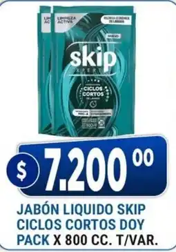 Supermercados Mayor Skip jabón liquido ciclos cortos oferta
