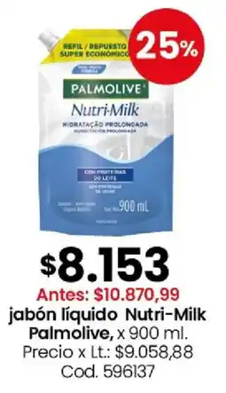 Coto Palmolive jabón líquido Nutri-Milk oferta