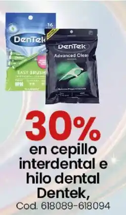 Coto Dentek cepillo interdental e hilo dental oferta
