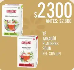 Supermercados Todo Taragui té placeres manzana canela y miel oferta