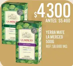 Supermercados Todo La merced yerba mate oferta