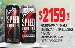 Supermercados Yaguar Lider speed unlimited energizante oferta