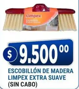Supermercados Mayor Limpex escobillón de madera extra suave oferta