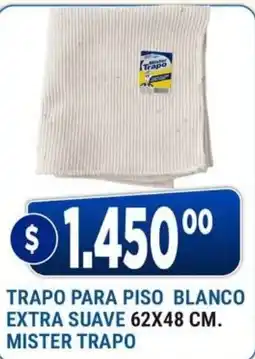 Supermercados Mayor Mister trapo trapo para piso blanco oferta