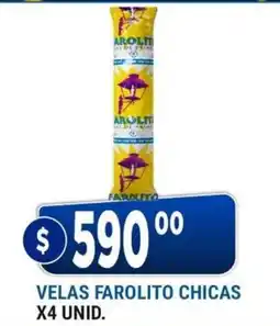 Supermercados Mayor Farolito velas chicas oferta