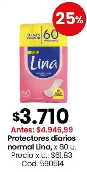 Coto Lina protectores diarios normal oferta