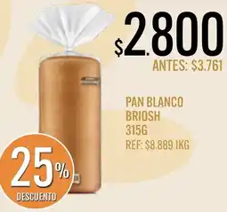 Supermercados Todo Pan blanco briosh oferta