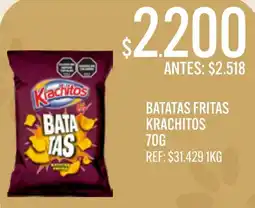 Supermercados Todo Krachitos batatas fritas oferta