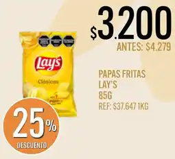 Supermercados Todo Lay's papas fritas clásicas oferta