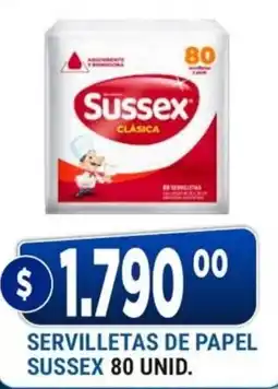 Supermercados Mayor Sussex servilletas de papel oferta