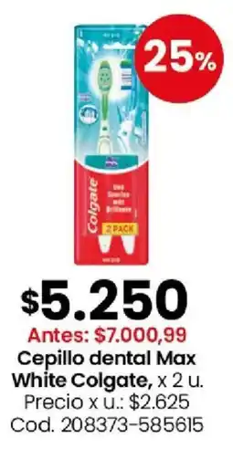 Coto Colgate cepillo dental max white oferta