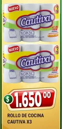 Supermercados Mayor Cautiva rollo cocina oferta