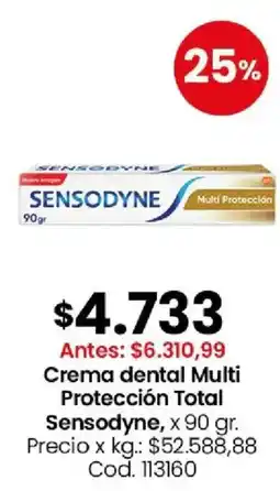 Coto Sensodyne crema dental multi protección total oferta