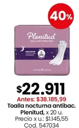 Coto Plenitudd toalla nocturna maxi oferta