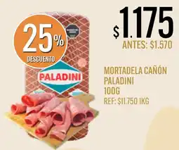 Supermercados Todo Paladini mortadela cañón oferta
