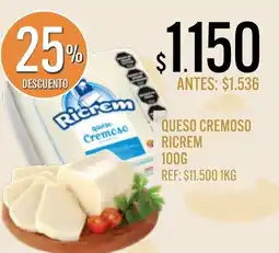 Supermercados Todo Ricrem queso cremoso oferta