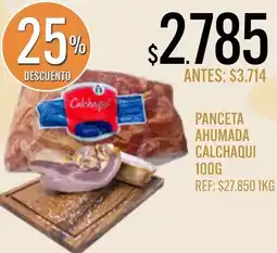 Supermercados Todo Calchaqui panceta ahumada oferta