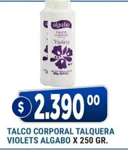 Supermercados Mayor Algabo talco corporal talquera violets oferta