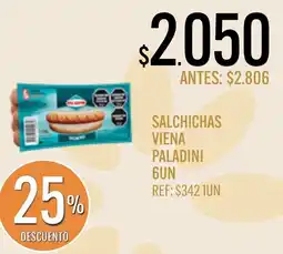 Supermercados Todo Paladini salchichas viena oferta