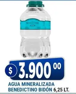 Supermercados Mayor Benedictino agua mineralizada oferta