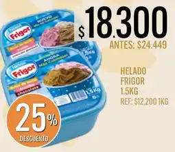 Supermercados Todo Frigor helado oferta