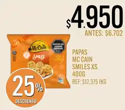 Supermercados Todo McCain papas smiles xs oferta
