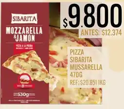 Supermercados Todo Sibarita pizza mozzarella jamon oferta