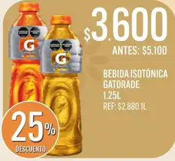 Supermercados Todo Gatorade bebida isotónica oferta