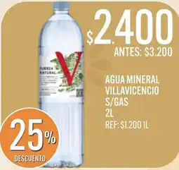 Supermercados Todo Villavicencio agua mineral s/gas oferta