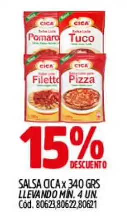 Supermercados Yaguar Cica salsa para pizza oferta