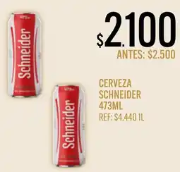 Supermercados Todo Schneider cerveza oferta