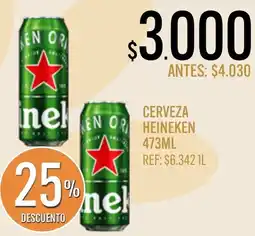 Supermercados Todo Heineken cerveza oferta