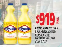 Supermercados Yaguar Ayudin lavandina clasica oferta