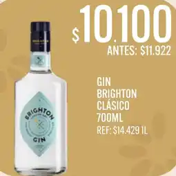 Supermercados Todo Brighton gin clásico oferta