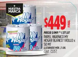 Supermercados Yaguar My hogar papel higienico blanco oferta