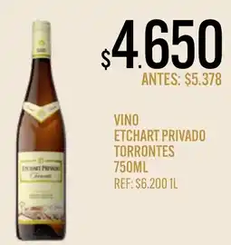 Supermercados Todo Etchart privado vino torrontes oferta