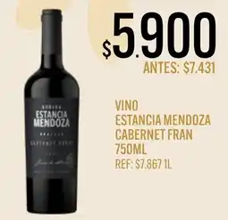 Supermercados Todo Estancia mendoza vino cabernet fran oferta