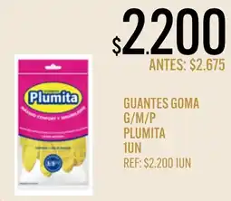 Supermercados Todo Plumita guantes goma oferta