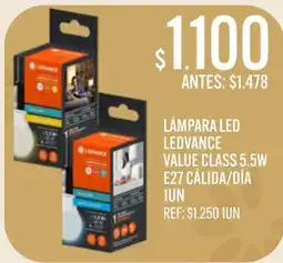 Supermercados Todo Ledvance lámpara led value class 5.5w oferta