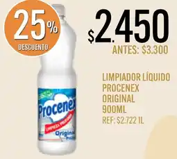 Supermercados Todo Procenex limpiador líquido original oferta