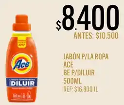 Supermercados Todo Ace jabón p/la ropa oferta