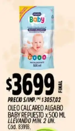 Supermercados Yaguar Baby oleo calcareo algabo oferta