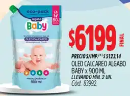 Supermercados Yaguar Algabo oleo calcareo baby oferta